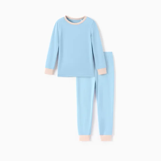 Baby Tencel Modal Girls / Boys Pajamas ( 2-piece Snug-Fitting )