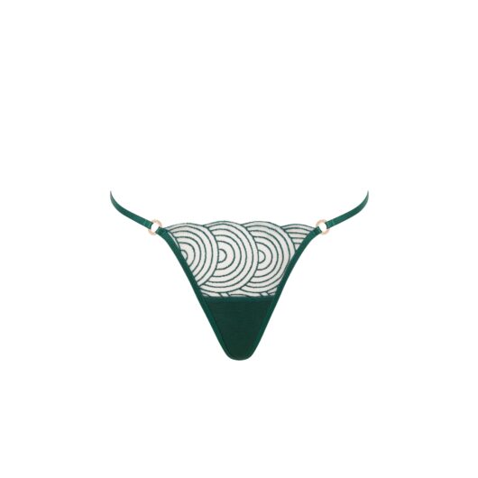 Bluebella Aster Thong Botanical Garden Green/Sheer - 10