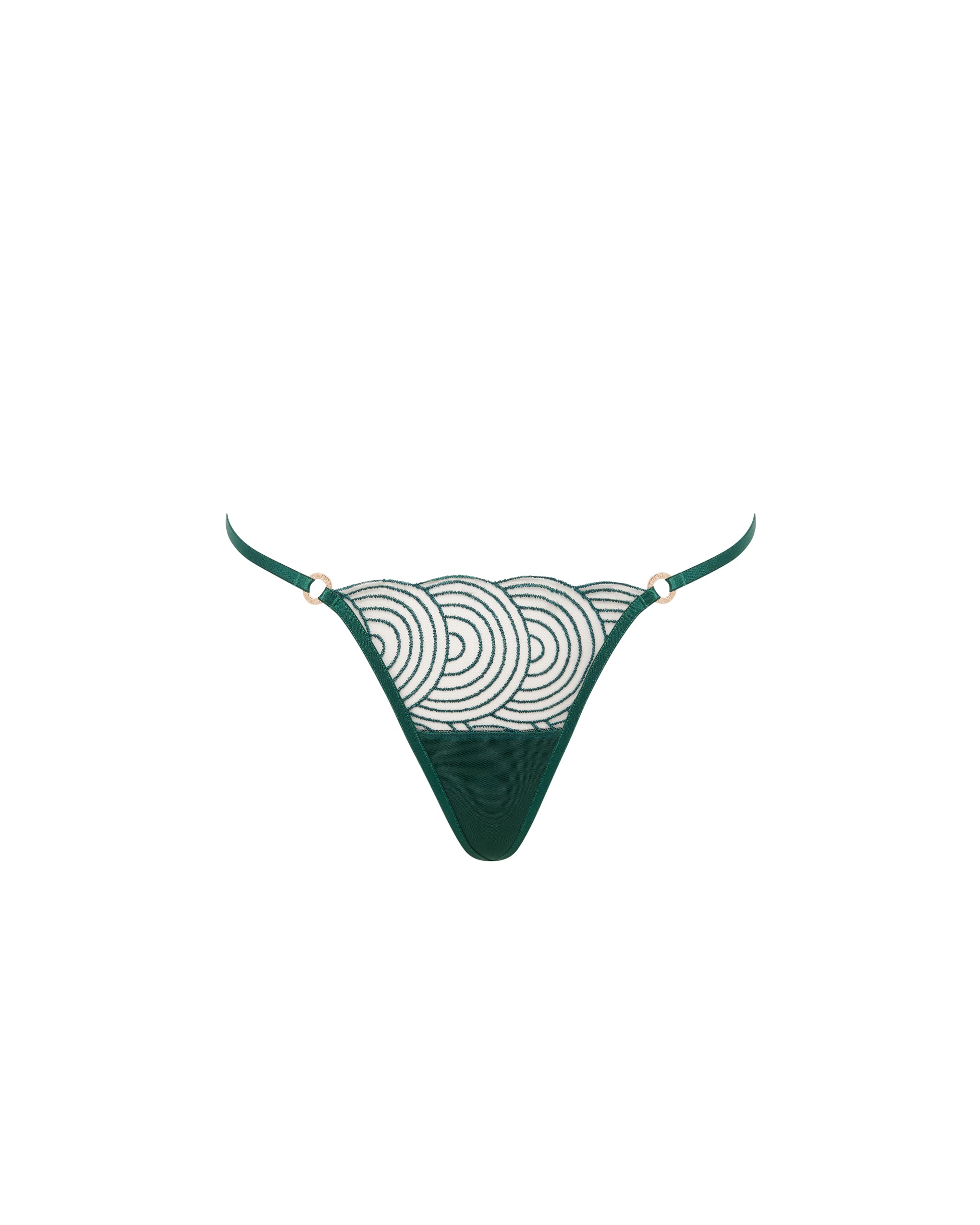 Bluebella Aster Thong Botanical Garden Green/Sheer - 10