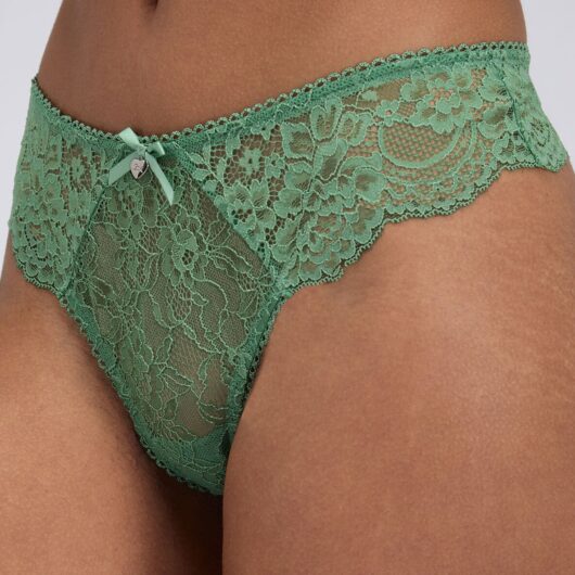 Boux Avenue Maia lace thong - Clover Green - 06