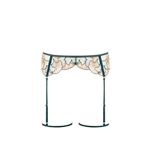 Bluebella Gianna Thigh Harness Green/Orange - 6