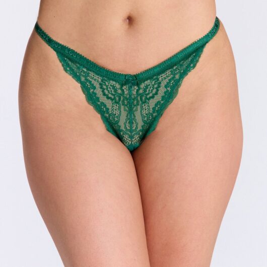 Boux Avenue Gracey tanga briefs - Deep Green - 06