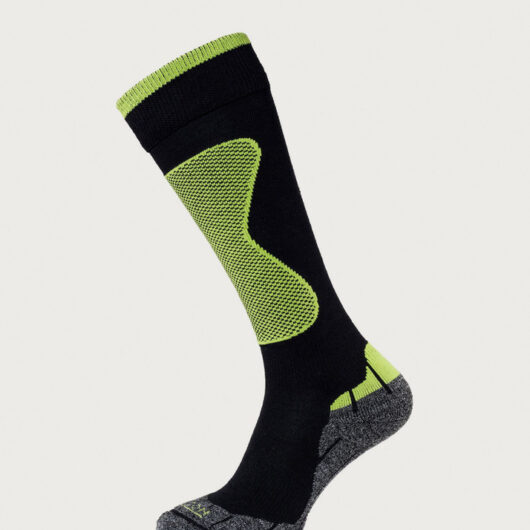 Ellis Brigham Performance Expert Ski Socks - Black/Green - M