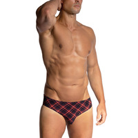 Olaf Benz RED2426 Sport Brief - Check Green