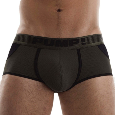 Pump! Access Bottomless Boxer - Military Green