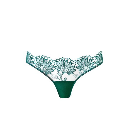 Bluebella Amaris Sheer Floral Brief Green - 6