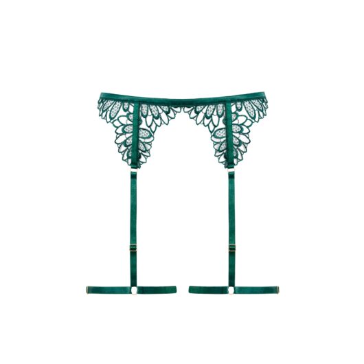 Bluebella Amaris Suspender Thigh Harness Green - 6