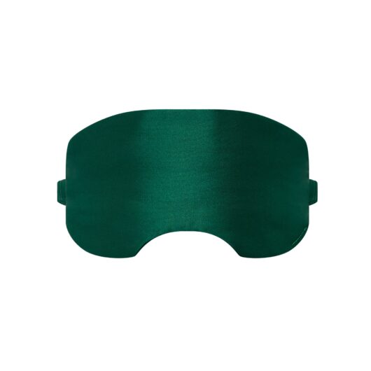 Bluebella Saskia Luxury Satin Eye Mask Aventurine Green - One Size