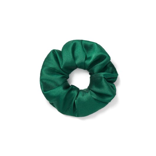 Bluebella Saskia Luxury Satin Scrunchie Aventurine Green - One Size