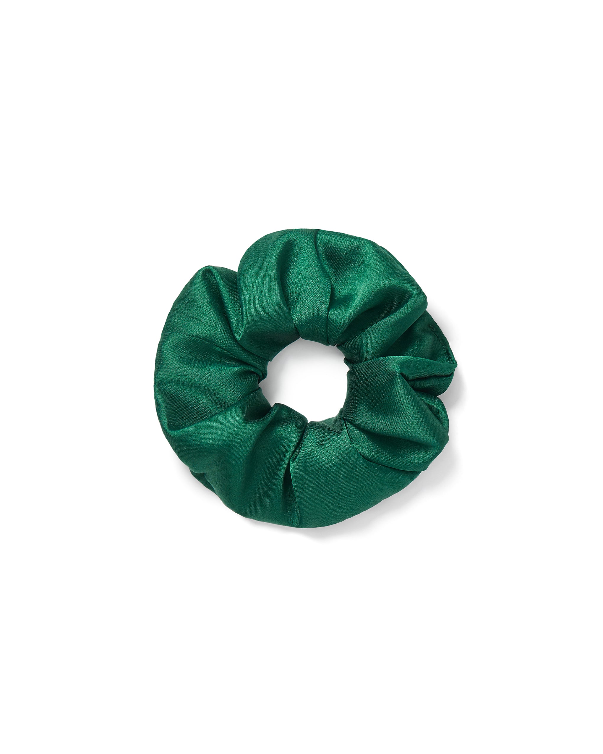 Bluebella Saskia Luxury Satin Scrunchie Aventurine Green - One Size