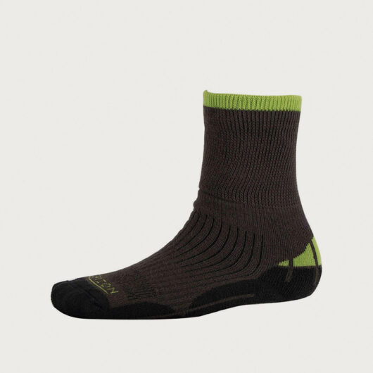 Ellis Brigham Hiker Coolmax Kids' Socks - Charcoal/Green - L