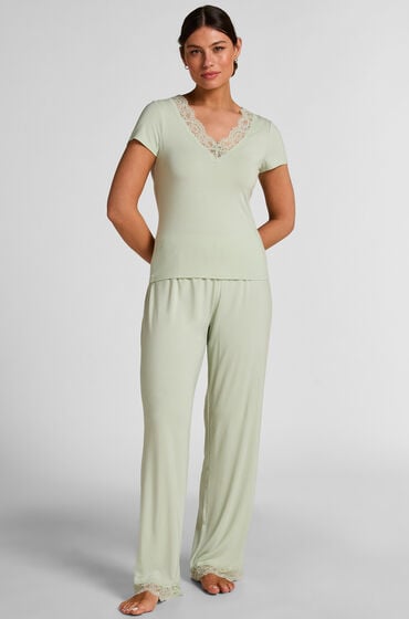 Hunkemöller Pyjama Set Nana Green